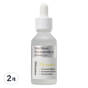 제이엠솔루션 스킨 부스트 나이아신아마이드 15 세럼 1, 2개, 30ml