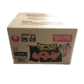 너구리 앵그리RtA 봉지라면 121g, 40개