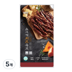 미소향 소고기 치즈육포, 80g, 5개