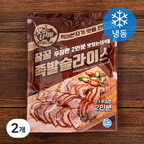 맛있는녀석들 꿀꿀 족발 슬라이스 2인분 (냉동), 410g, 2개