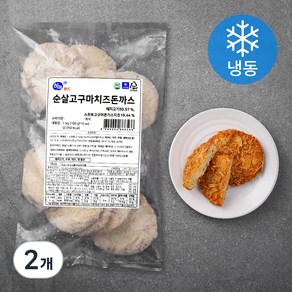 하늘푸드 순살 고구마 치즈돈까스 10p (냉동), 1kg, 2개