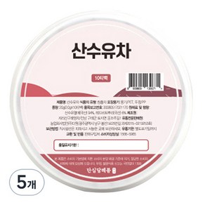 단심 산수유차 + 선물박스 골드, 2g, 10개입, 5개