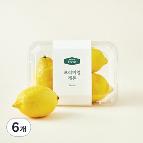 프리미엄 레몬 3개입, 500g, 6개