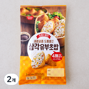 동원 삼각 유부초밥, 170g, 2개