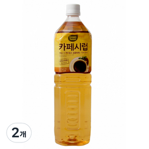 그린스위트 카페시럽, 1.5L, 2개