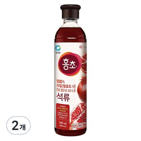 홍초 석류, 900ml, 2개