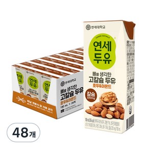 연세두유 뼈를 생각한 고칼슘 호두 & 아몬드, 190ml, 48개