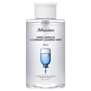 제이엠솔루션 물광 에스오에스 링거 클렌징 워터 블랙, 500ml, 1개