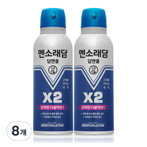 멘소래담 딥앤쿨 에어로솔 스프레이파스 150ml, 1개입, 8개