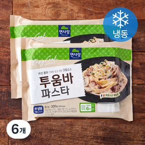 면사랑 투움바 파스타 1인분 (냉동), 320g, 6개
