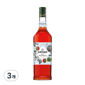 지파드 수박 시럽, 3개, 1L