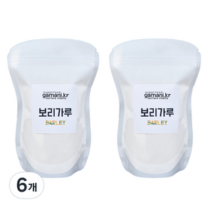 GAMANI 보리가루, 500g, 6개