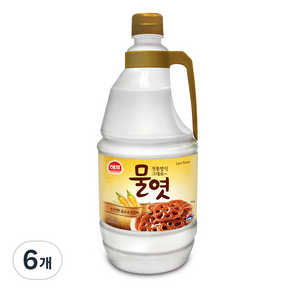 해표 물엿, 2.4kg, 6개