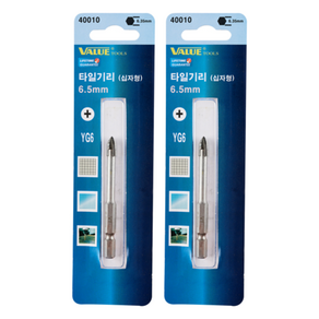 밸류 십자형 타일기리 6.5mm 40010, 2개