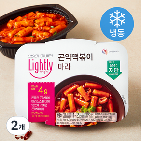 라이틀리 곤약떡볶이 마라 (냉동), 300g, 2개