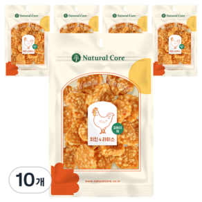 네츄럴코어 강아지 치킨라이스, 치킨맛, 10개