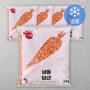 마당발 당근 (냉동), 1kg, 5개