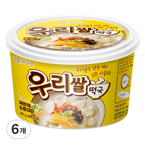 세이면 우리쌀 떡국, 181g, 6개