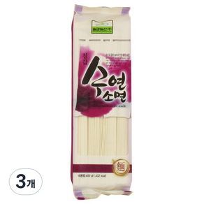 칠갑 수연소면, 400g, 3개