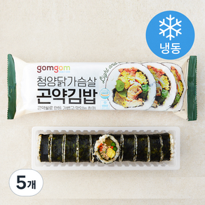 곰곰 청양닭가슴살 곤약김밥 (냉동), 220g, 5개