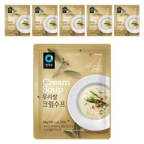 청정원 우리쌀 크림수프, 60g, 6개