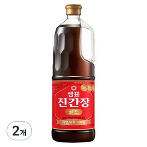 샘표 진간장 골드, 1.7L, 2개