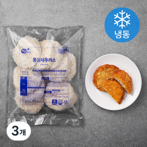 하늘푸드 통살 새우까스 10p (냉동), 800g, 3개