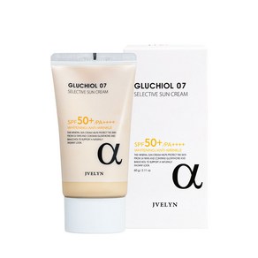 제이블린 글루치올 셀렉티브 07 무기자차 톤업 선크림 SPF50+ PA++++, 1개, 60ml