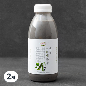 소이퀸 서리태 콩물, 500ml, 2개