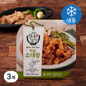 푸짐한 안주한상 마늘소대창 (냉동), 180g, 3개