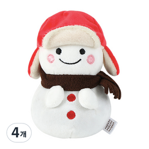 모찌타운 X Mas 핫팩 인형 눈사람 13cm, 4개