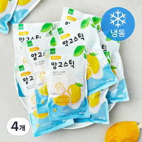 아이스 망고스틱 15개입 (냉동), 4개, 1.2kg