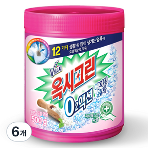 오투액션 옥시크린 베이킹소다, 500g, 6개