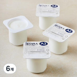 연세유업 세브란스 A2 요거트 플레인 4개입, 80g, 6개