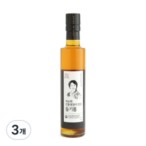 최순희 전통명장이 만든 들기름, 300ml, 3개