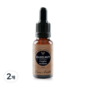 러브바스 아로마 페이스오일 헤이즐넛, 20ml, 2개