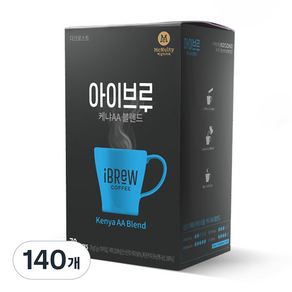 맥널티 아이브루 케냐AA 블렌드 다크로스트 커피믹스, 1g, 70개입, 2개