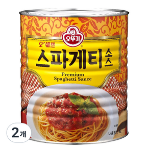 오뚜기 오쉐프 스파게티 소스, 3kg, 2개