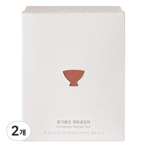 일상다완 계피생강차, 2.5g, 10개입, 2개