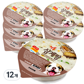 논다 강아지 간식, 전복삼계탕, 120g, 12개