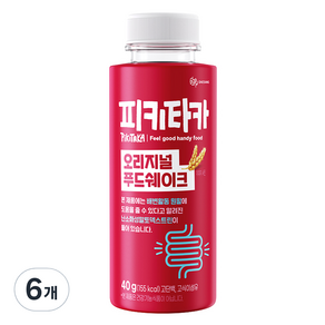 피키타카 대상 오리지널 푸드쉐이크, 40g, 6개