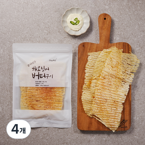 더먹다 자연오감 해오징어 버터구이, 120g, 4개