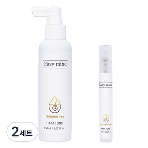 이지마인드 두피케어 맥주효모 쿨링 약산성 비건 헤어토닉 150ml + 10ml 세트, 2세트