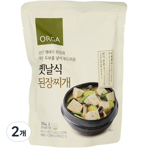 올가홀푸드 옛날식 된장찌개, 2개, 500g