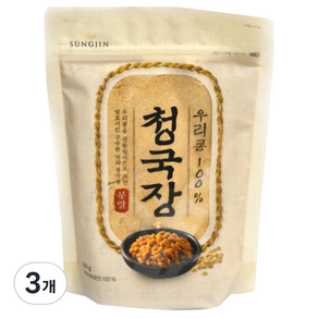 성진식품 청국장 분말, 350g, 3개