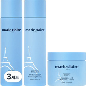 마리끌레르 히아루로닉 소프트 토너 300ml + 에멀젼 300ml + 크림 300ml 세트, 3세트