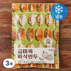 금미옥 바삭만두 (냉동), 885g, 3개