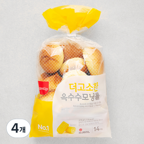 삼립 옥수수 모닝롤 14입, 378g, 4개