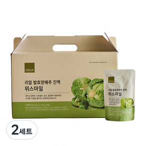 올가홀푸드 리얼 발효양배추액 위스마일, 100ml, 60개