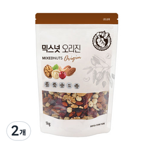 너츠브라더 믹스넛 오리진, 1kg, 2개